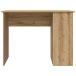 vidaXL Bureau chêne artisanal 100x55x75 cm bois d'ingénierie