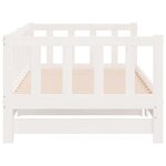 vidaXL Lit de jour et lit gigogne sans matelas 90x200 cm bois massif