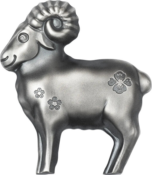 Monnaie FLUFFY SHEEP Lunar Year 1 Oz Argent 1000 Togorog Mongolia 2027