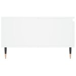 vidaXL Table basse blanc 90x60x35 cm bois d'ingénierie