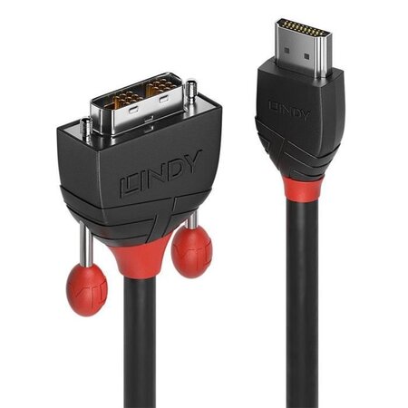 LINDY Câble HDMI vers DVI-D - Black Line - 2m