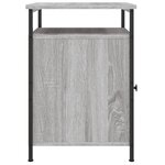 vidaXL Tables de chevet 2 Pièces sonoma gris 40x42x60cm bois d'ingénierie