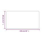 vidaXL Tapis de couloir aspect sisal sable 80x150 cm