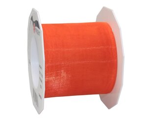 Organza sheer 25-m-rouleau 72 mm orange