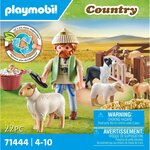 PLAYMOBIL 71444 - Berger avec moutons - Country