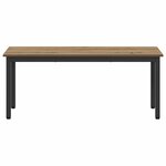 vidaXL banc Chêne artisan 110 x 35 x 45 cm Bois d'ingénierie