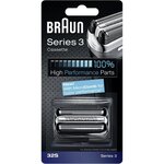 Braun piece de rechange 32s argentée pour rasoir - compatible avec les rasoirs series 3