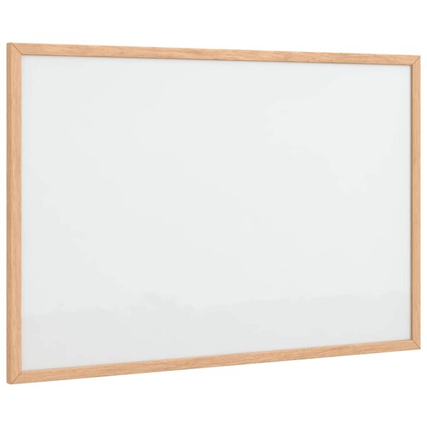 vidaXL Tableau blanc magnétique avec cadre bois de pin massif 60x40 cm