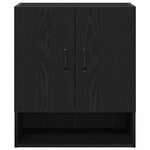 vidaXL Meuble mural Chêne noir 60 x 30 x 70 cm Bois d'ingénierie