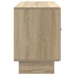 vidaXL Meuble TV Chêne Sonoma 99 x 34 5 x 50 cm Bois d'ingénierie