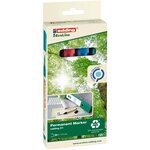 Marqueur Permanent 21 Ecoline Etui de 4 Assorti 1 5-3 mm EDDING
