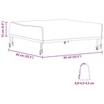 vidaXL Housse pour mobilier d'extérieur 82 x 82 x 15 cm