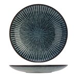 Cosy & Trendy Assiette à dessert motif de rayures Atlantis 6 Pièces bleu