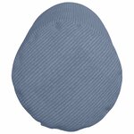 vidaXL Coussins d'accent 2 Pièces Bleu Ø 25 x 70 cm