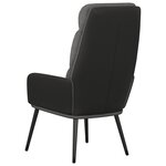 vidaXL Chaise de relaxation Gris clair Tissu