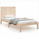 vidaXL Cadre de lit sans matelas 75x190 cm bois de pin massif