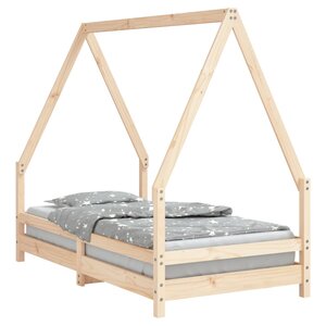 vidaXL Cadre de lit pour enfant 80x160 cm bois de pin massif