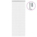 vidaXL Moustiquaire de porte à chaîne 80x201 cm aluminium
