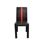 vidaXL Chaises de salle à manger 4 Pièces Noir 46 x 38 5 x 91 cm