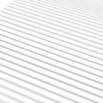 vidaXL Matelas en mousse blanc 100x220 cm dureté H2 H3