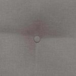 vidaXL Coussin de Dos Taupe 45 x 24 x 50 cm tissu