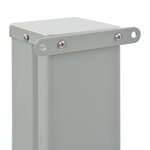 vidaXL Auvent latéral rétractable de patio 100x300 cm Rouge