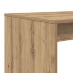 vidaXL Bureau Chêne artisanal 108 x 55 x 103.5 cm Bois d'ingénierie