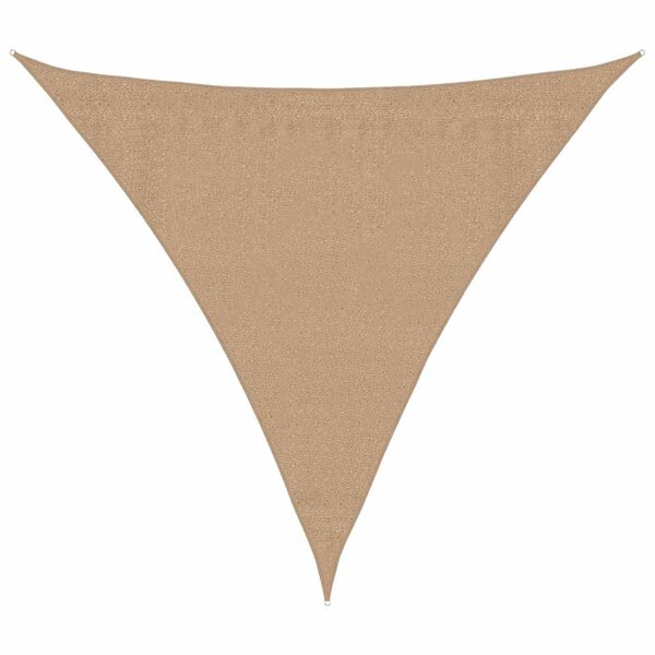 vidaXL Voile d'ombrage 160 g/m² Taupe 3 6x3 6x3 6 m PEHD