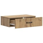 vidaXL Table d'appoint murale 59 x 34 5 x 17 cm Bois d'ingénierie