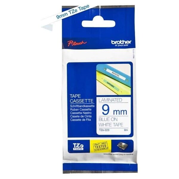 Tze-tape tze-223 cassette à ruban  largeur: 9 mm brother