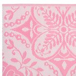 vidaXL Tapis d'extérieur ARAKIL rose 80 x 250 cm PP