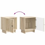 vidaXL Cabinet de chevet Chêne Sonoma 43 x 34 5 x 50 cm