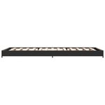 vidaXL Cadre de lit sans matelas noir 100x200 cm
