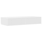 vidaXL Tiroirs de lit Blanc 75 x 36.5 x 16.5 cm Bois d'ingénierie