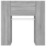 vidaXL Armoire de couloir Sonoma gris 97 5x37x99 cm Bois d'ingénierie