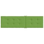 vidaXL Coussin de chaise longue vert mélangé (75+105) x 50 x 4 cm tissu