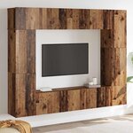 vidaXL Ensemble meuble TV 8 Pièces Bois ancien 80 x 30 x 30 cm