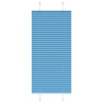 vidaXL Store plissé bleu 65x150 cm largeur du tissu 64 4 cm polyester