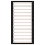vidaXL Cadre de lit sans matelas noir 75x190 cm bois massif