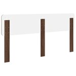 vidaXL Tête de lit Chêne brun 180 cm Bois d'ingénierie