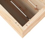 vidaXL Jardinière 90x60x72 cm bois de pin massif