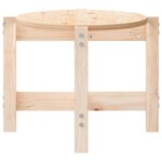 vidaXL Table basse 87x48x35 cm Bois massif de pin
