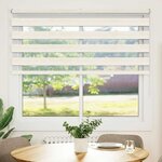 vidaXL Store zèbre beige marbré largeur du tissu 160 9 cm polyester