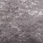 vidaXL Tapis lavable gris 400x300 cm antidérapant