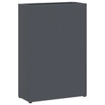 vidaXL Portemanteau - Anthracite  28x12x41 cm  Acier