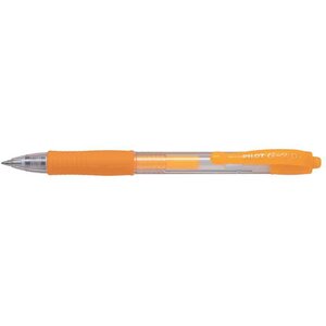 Stylo à encre gel g2 07 néon  abricot néon pilot