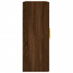 vidaXL Armoires murales 2 Pièces chêne marron bois d'ingénierie