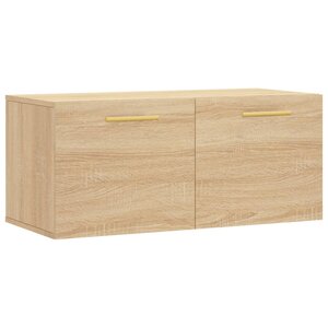 vidaXL Armoire murale chêne sonoma 80x36 5x35 cm bois d'ingénierie