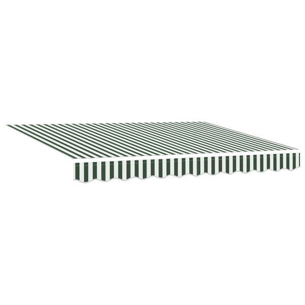 vidaXL Auvent Vert et blanc 300 x 250 x 165 cm Polyester et Aluminium