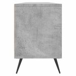 vidaXL Meuble TV gris béton 150x30x44 5 cm bois d'ingénierie